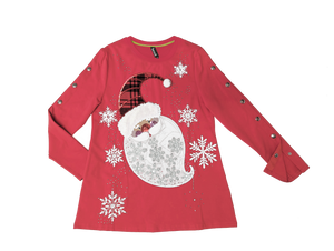 Santa and Snowflakes Sweater