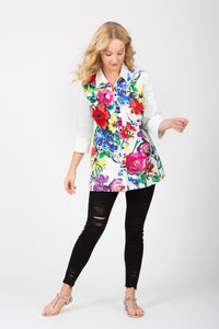 Floral Shine Big Shirt