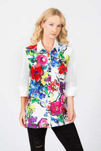 Floral Shine Big Shirt