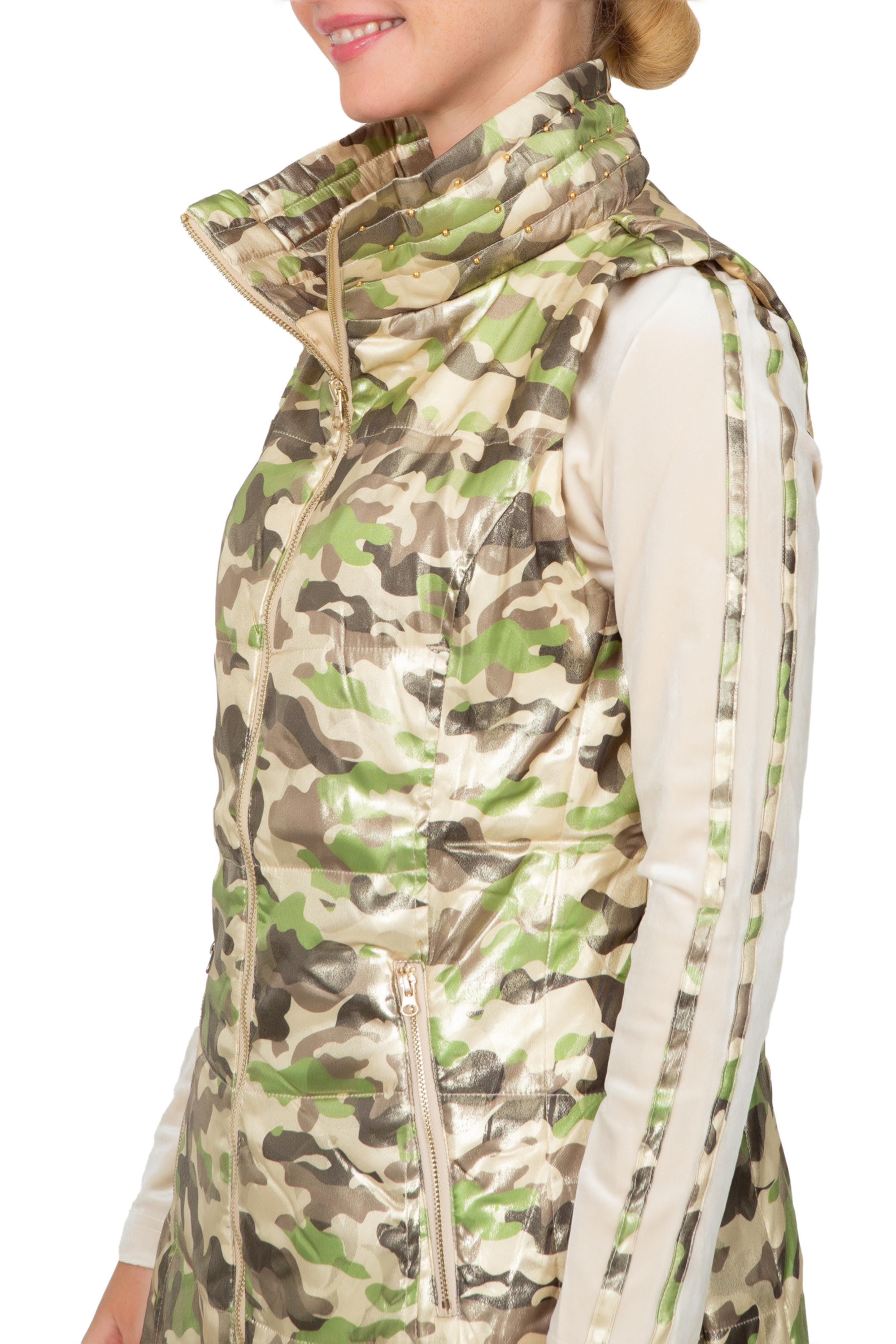 Camou Foil Puffer Vest