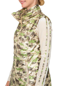 Camou Foil Puffer Vest