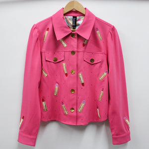 Bridget's Colorful Patches Lipstick Jacket