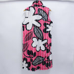 Load image into Gallery viewer, Floral Fray Vest Hot Pink
