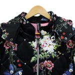 Load image into Gallery viewer, Floral Diamond Trellis Bomber Jacket
