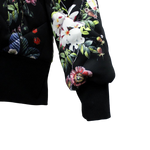 Load image into Gallery viewer, Floral Diamond Trellis Bomber Jacket
