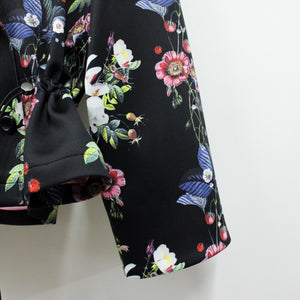 Floral Diamond Trellis Utility Jacket