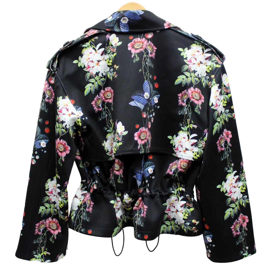 Floral Diamond Trellis Utility Jacket