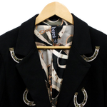 Load image into Gallery viewer, Status Quo Applique Blazer Tan/Black
