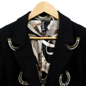 Status Quo Applique Blazer Tan/Black