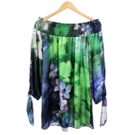 Load image into Gallery viewer, Soft Charmeuse Floral Off the Shoulder Top
