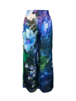 Load image into Gallery viewer, Soft Charmeuse Floral Palazzo Pants
