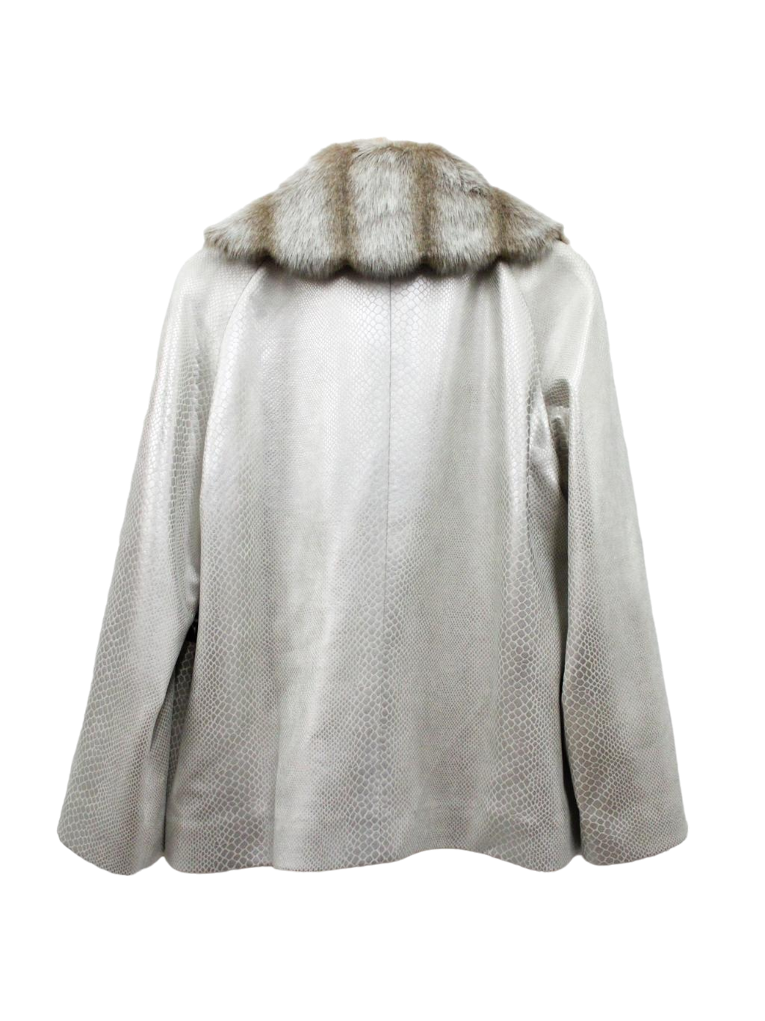 Platinum Cobra Luxe City Jacket w Fur Collar