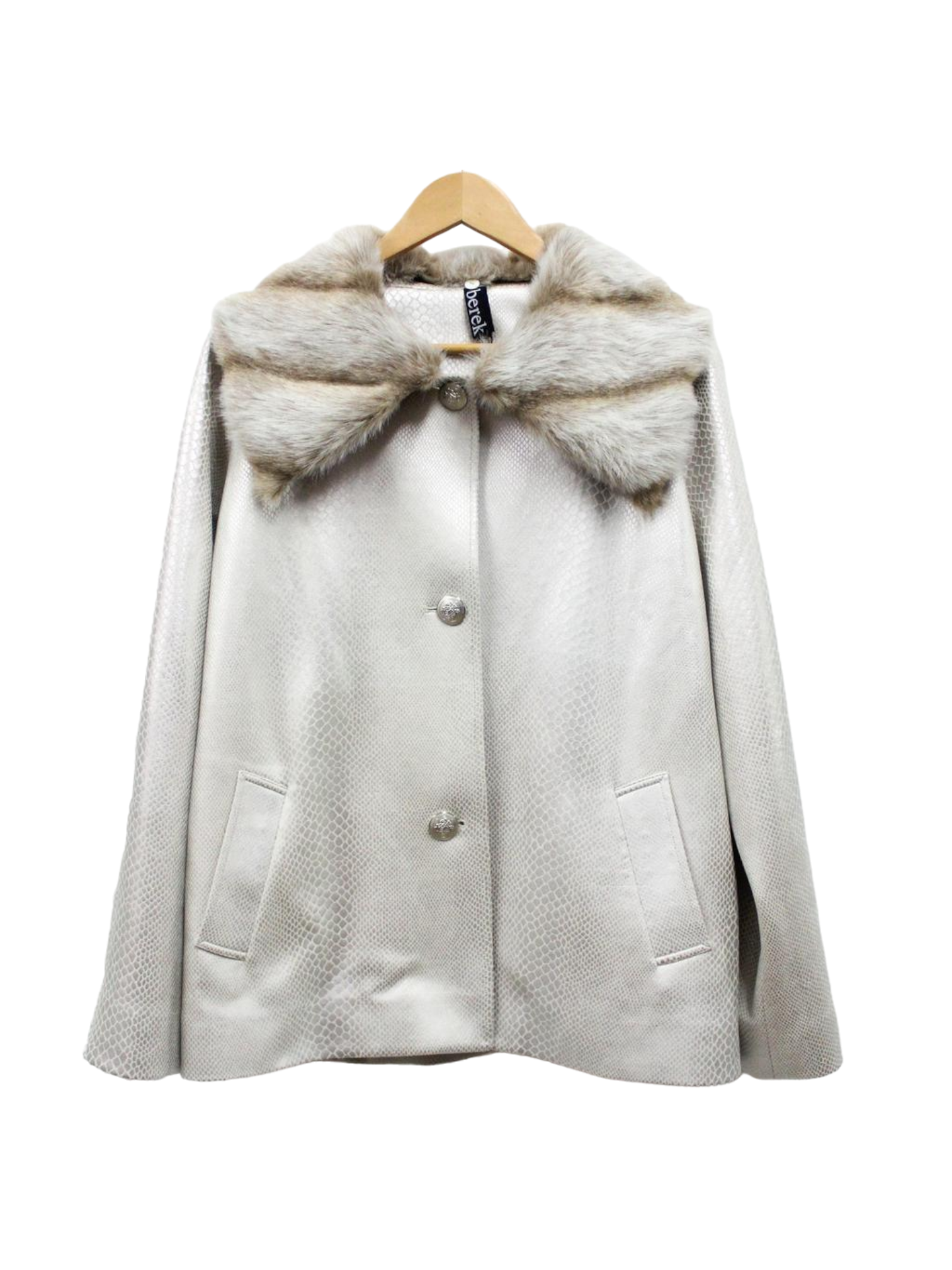 Platinum Cobra Luxe City Jacket w Fur Collar